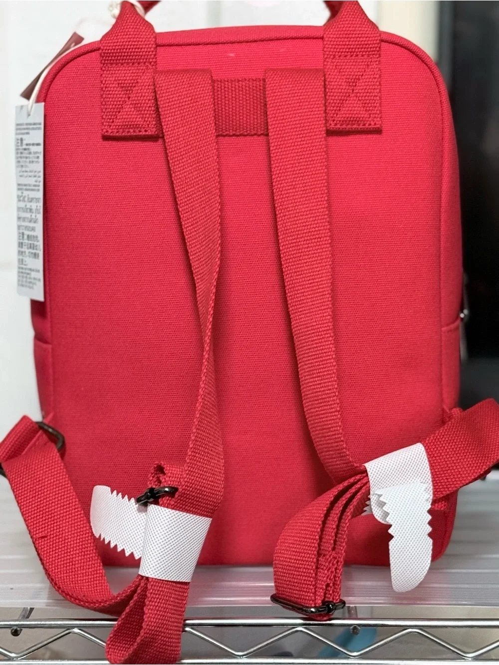 Disney Red Kids Lunch Backpack with Mickey & Minnie Embroidery